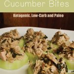Spicy tuna salad cucumber bites by Primal Edge Health.