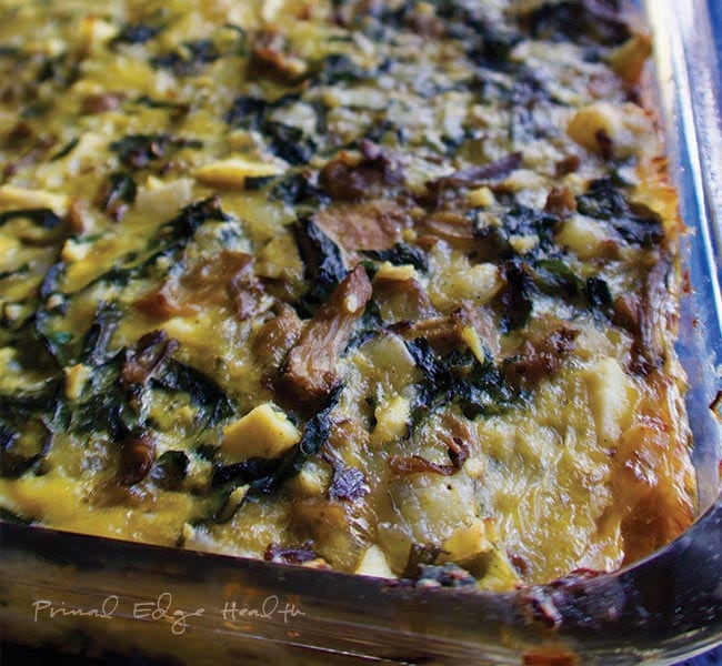 Cheesy keto casserole.