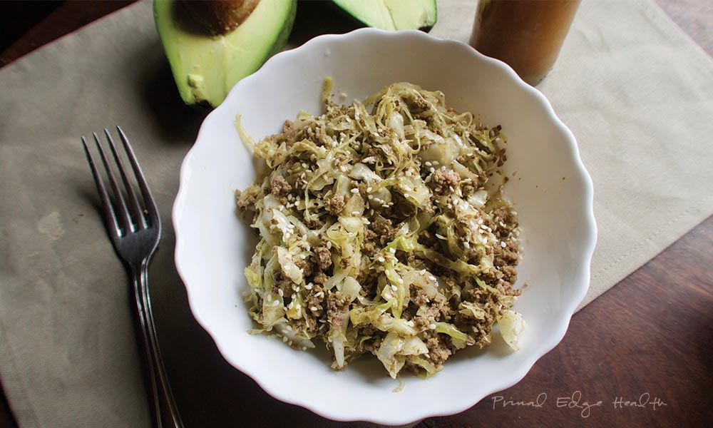 cabbage noodles with beef ft image