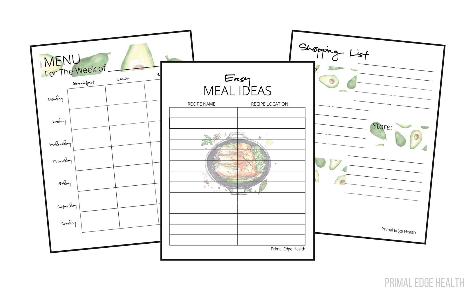 Printable Keto Meal Planner Template Free Templates Printable Printable Keto Meal Planner Template Free Templates Printable