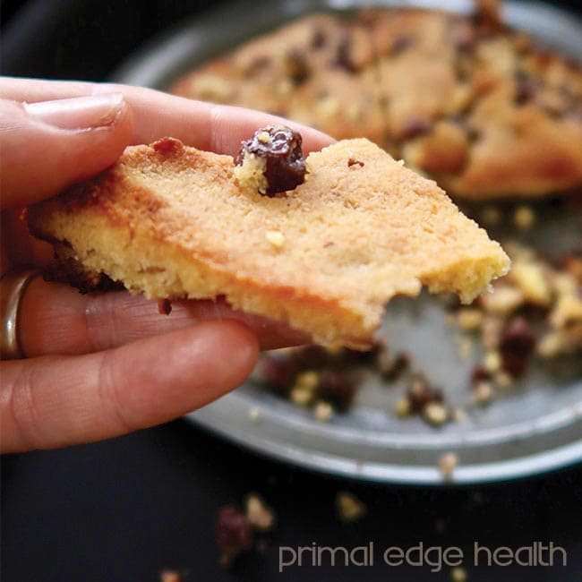 low-carb blueberry scone upclose