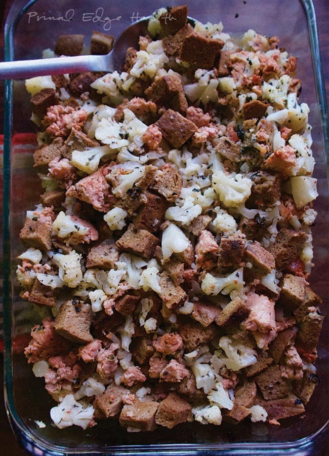 LowCarb Stuffing with Rosemary and Thyme Primal Edge Health