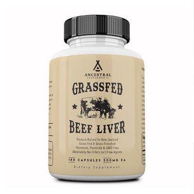 Grass Fed Desiccated Beef Liver Capsules product image