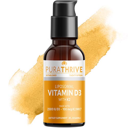 Pura Thrive. Liposomal Vitamin D3 with K2 product image.