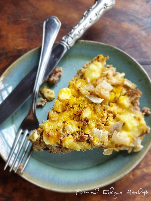 Easy Cheeseburger Pie close