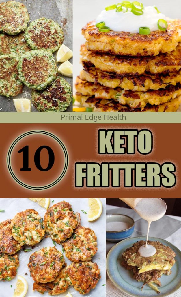 10 Keto fritters.