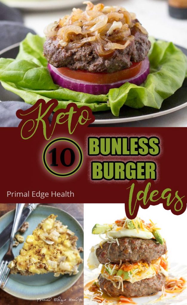 Keto Bunless Burger Recipes PIN