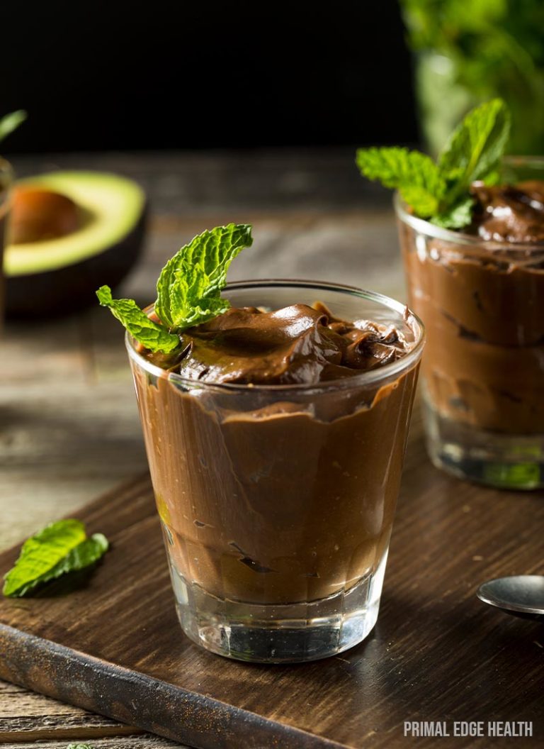 Keto Avocado Chocolate Pudding