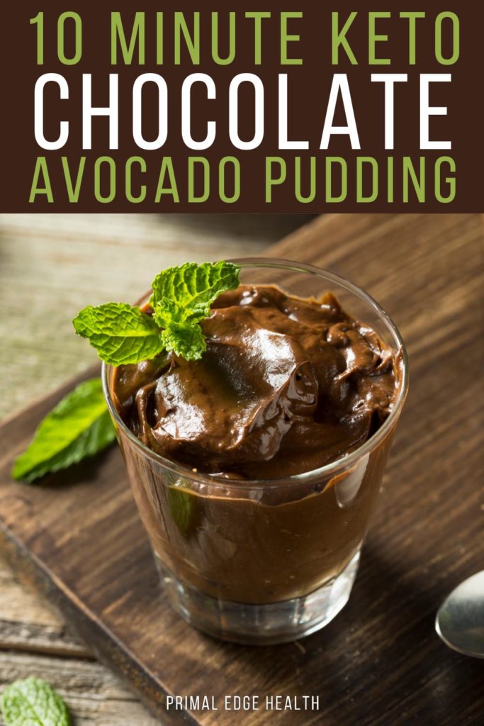 avocado chocolate pudding keto