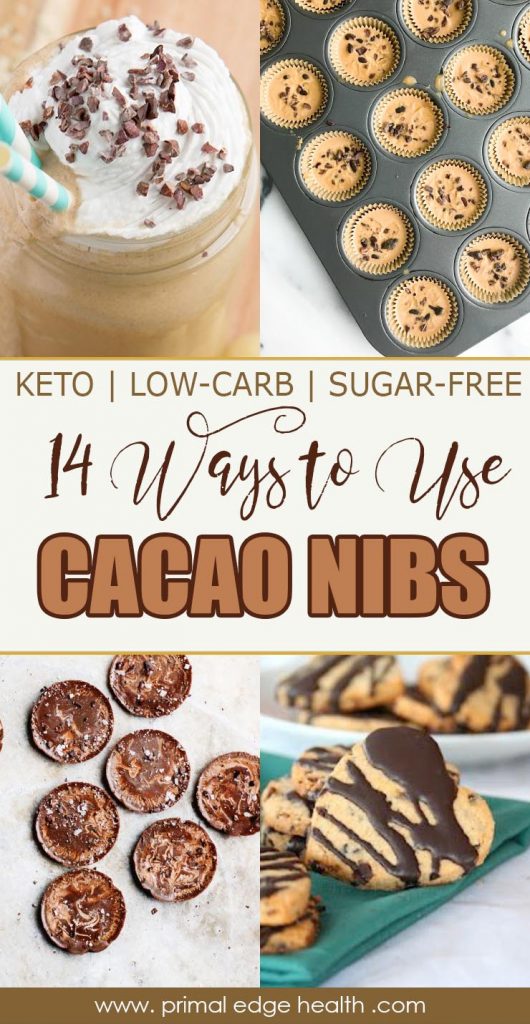 14 ways to use cacao nibs. Keto. Low-carb. Sugar-free.