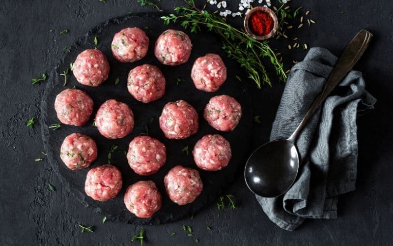 heart meatballs