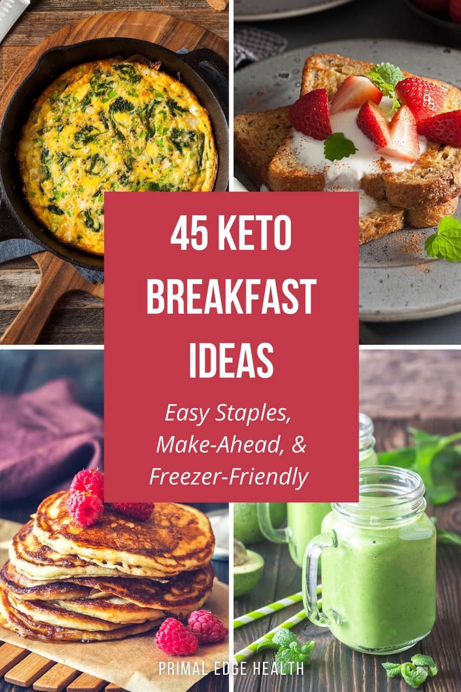 45 Keto Breakfast Ideas - by Primal Edge Health.