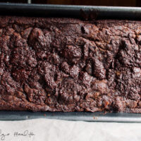 Low Carb Pumpkin Bread in rectangular pan.