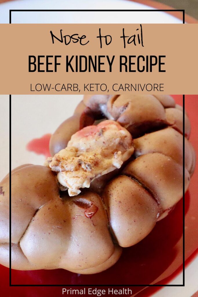 Nose-to-tail beef kidney recipe. Low-carb. Keto. Carnivore.