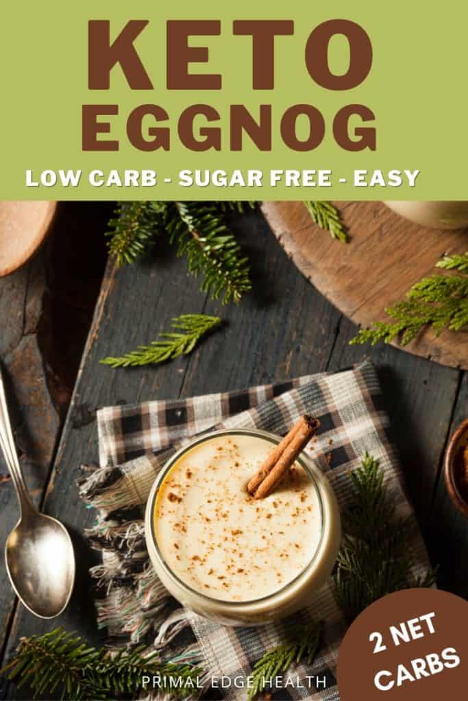 Easy Homemade Keto Eggnog recipe