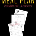 Carnivore Diet Meal Plan Printable PDF template.