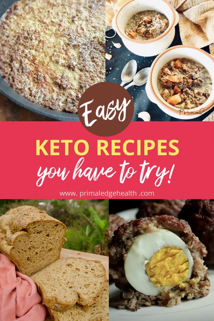 Easy keto recipes you have to try by Primal Edge Health.