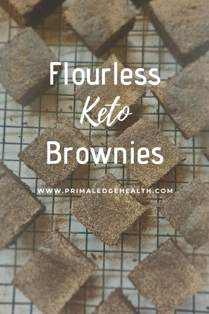 Flourles keto brownies. www.primaledgehealth.com.