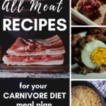 Easy all meat recipes for your carnivore diet meal plan by Primal Edge Health.