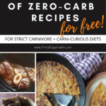 The complete collection of zero-carb recipes for free by Primal Edge Health.