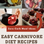 Zero-carb meal ideas. Easy carnivore diet recipes. Enjoy all the variety of animal-based nutrition.