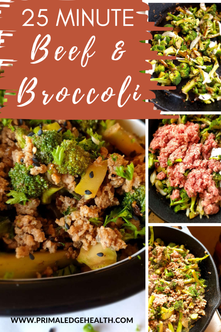 Keto Ground Beef and Broccoli Stir Fry