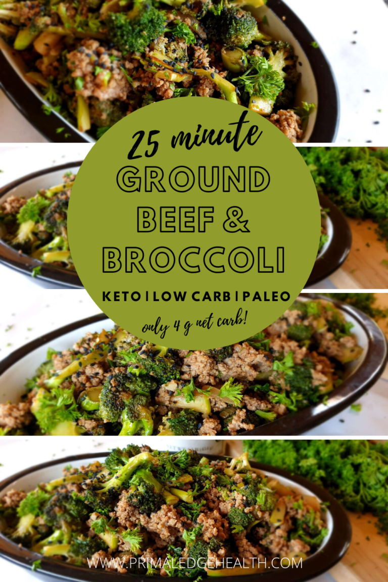 Keto Ground Beef and Broccoli Stir Fry