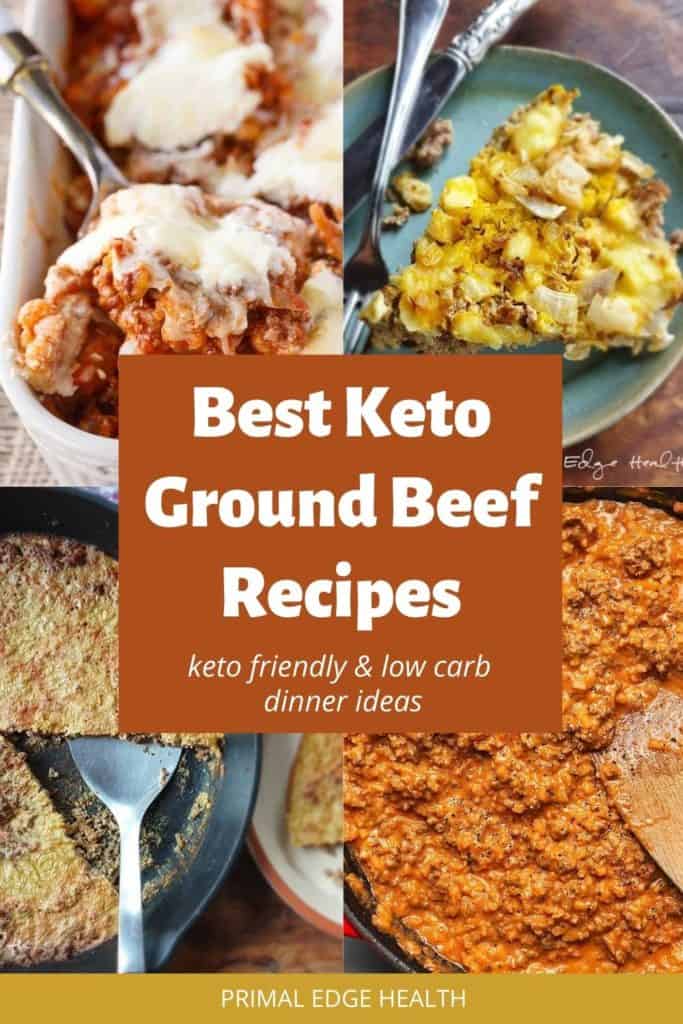 Best keto ground beef recipes. Keto-friendly and low-carb dinner ideas.