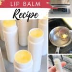 Easy DIY beef tallow lip balm recipe.