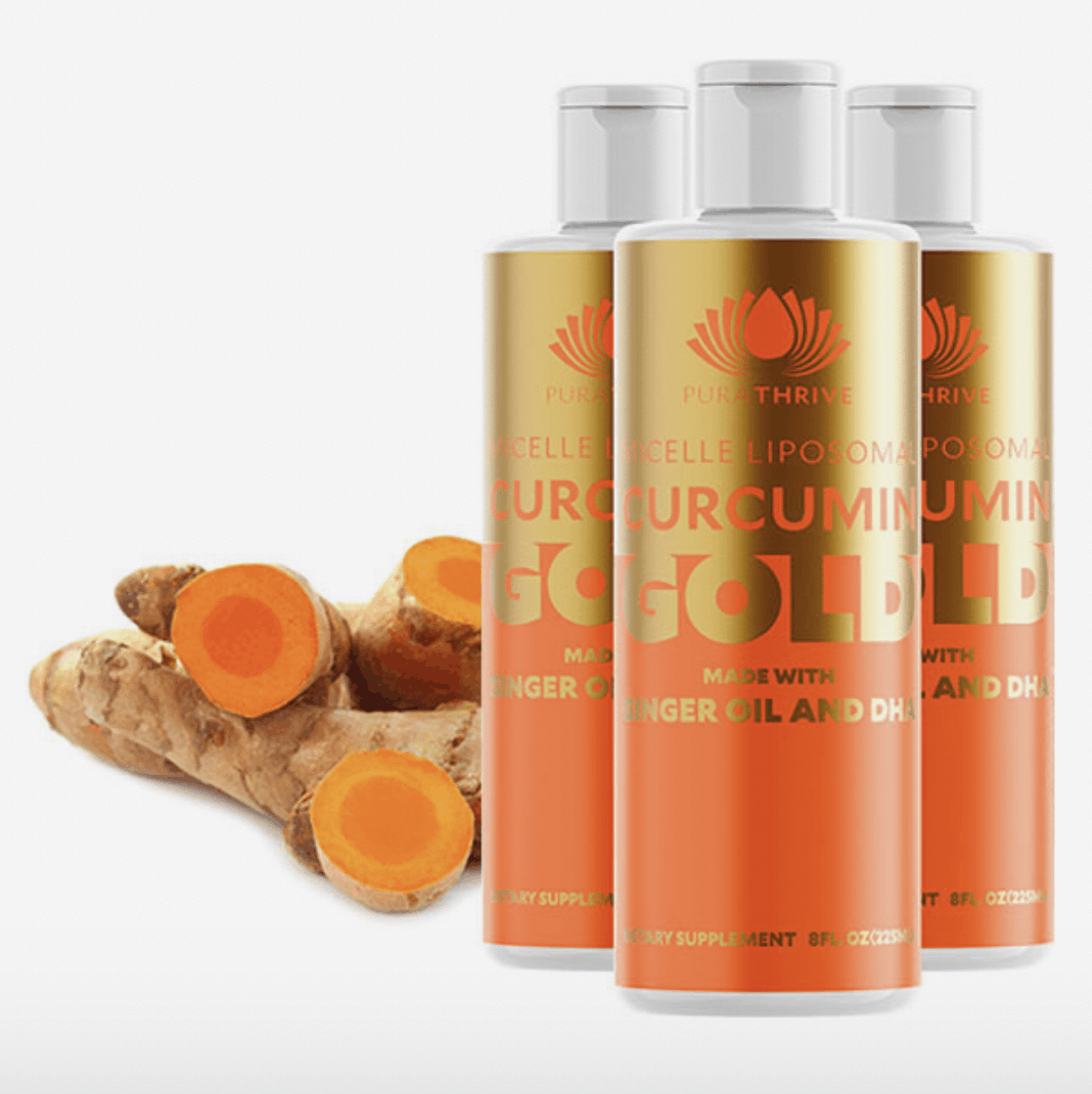 3 bottles of Liposomal curcumin.