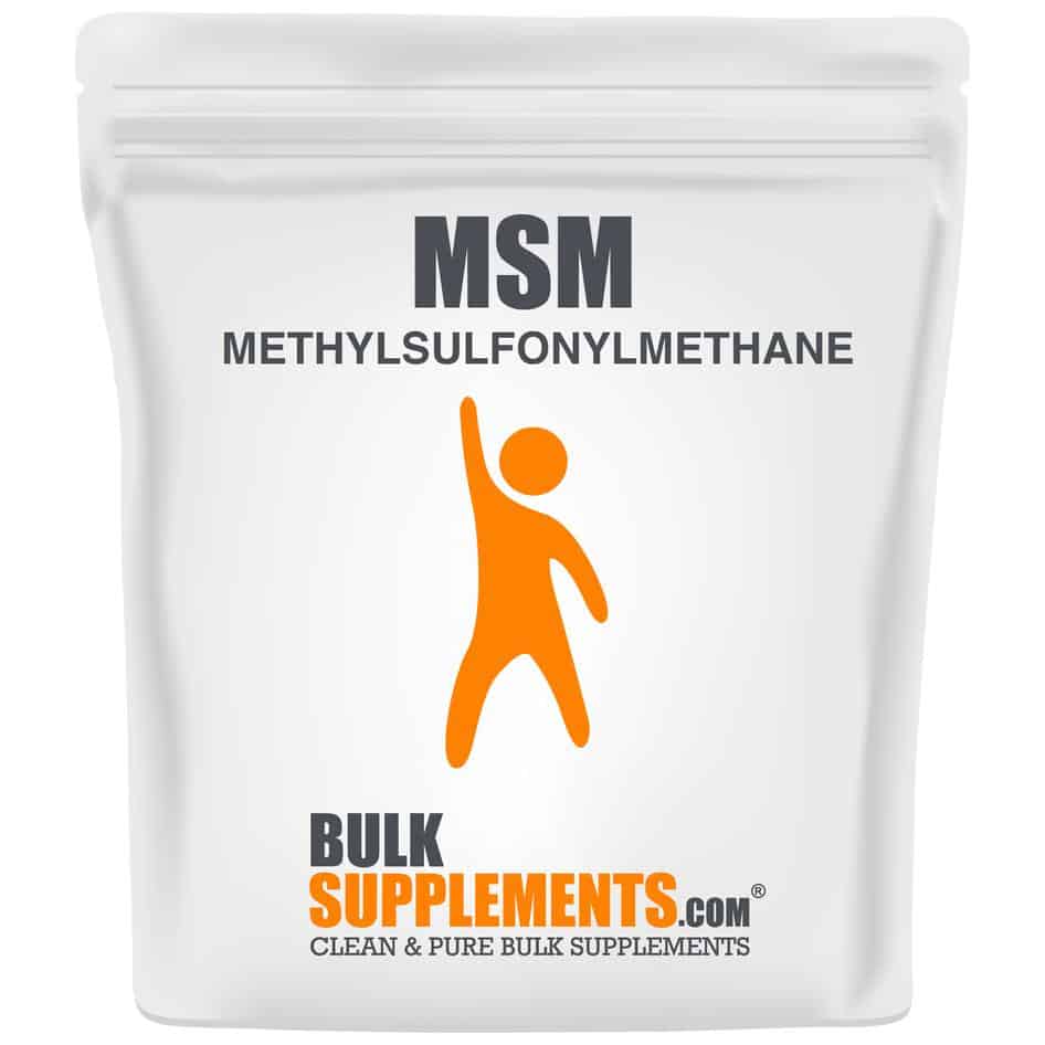 A pack of MSM Methylsulfonylmethane.
