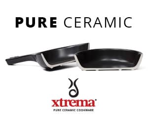 Pure Ceramic Cookware ad.