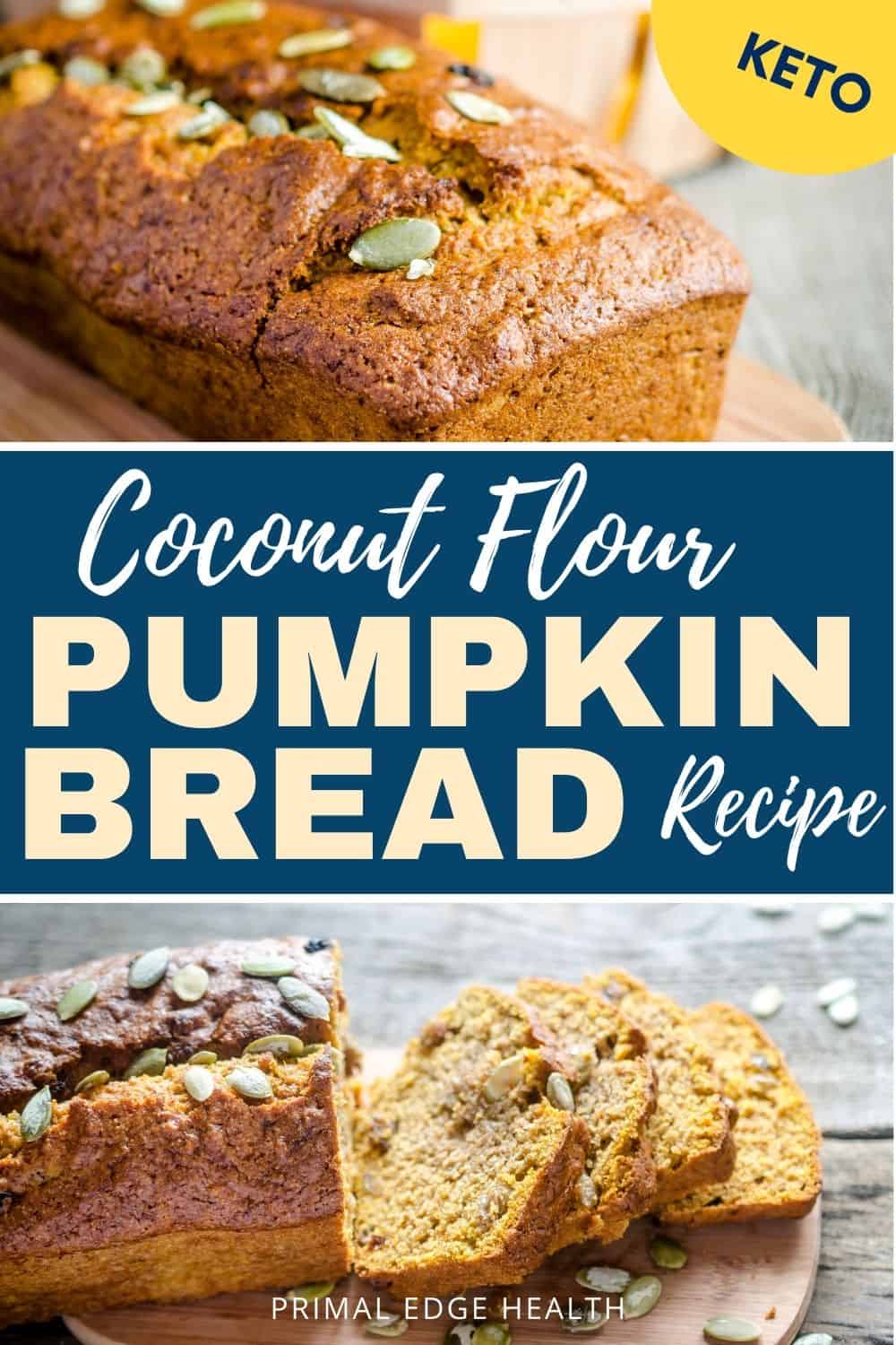 Keto Pumpkin Bread Recipe with Coconut Flour