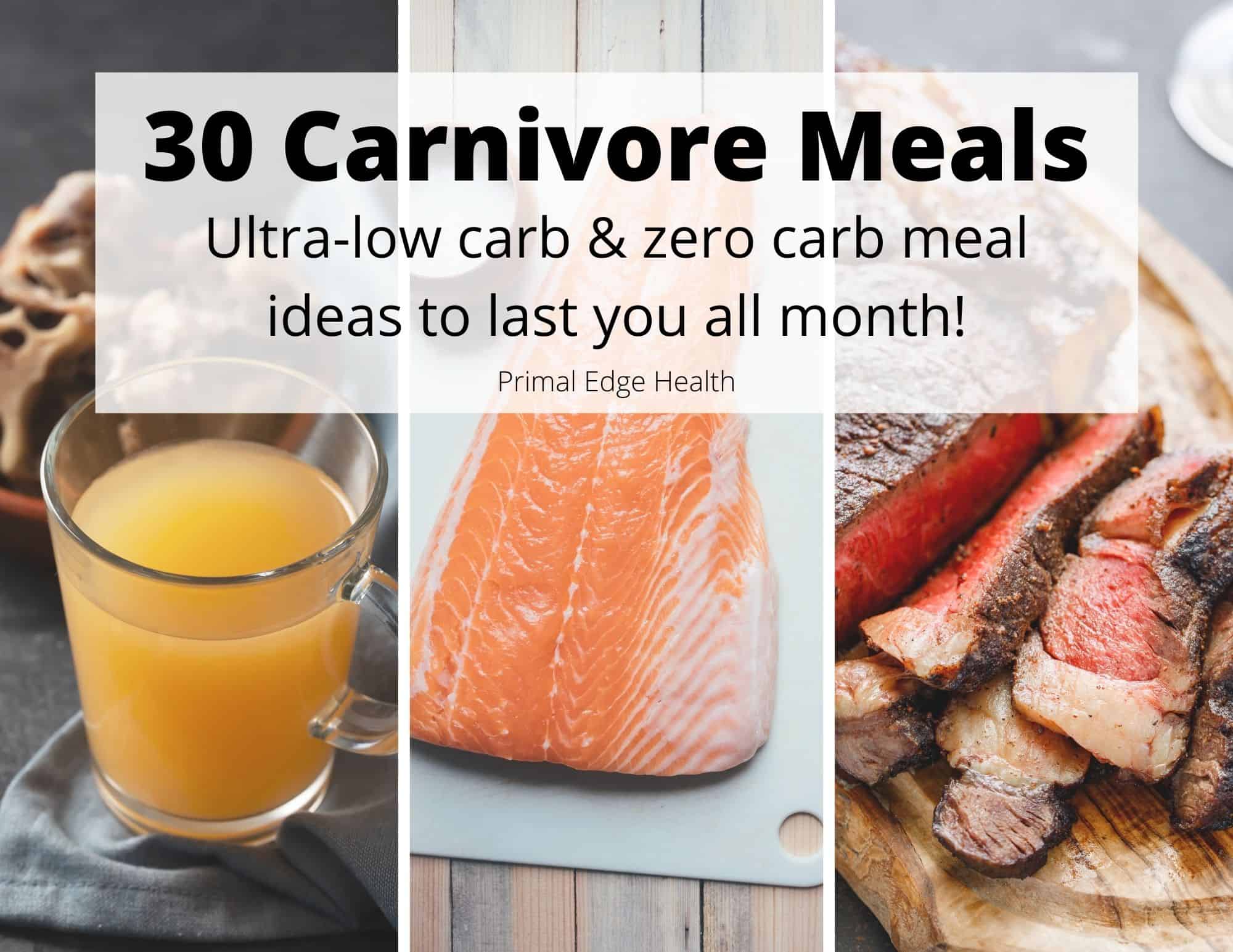 30 Easy Carnivore Diet Meal Ideas