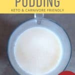 Cheesecake Pudding Keto & Carnivore Friendly - by Primal Edge Health.