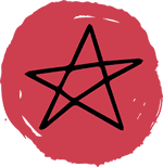 A star logo in a red circle.
