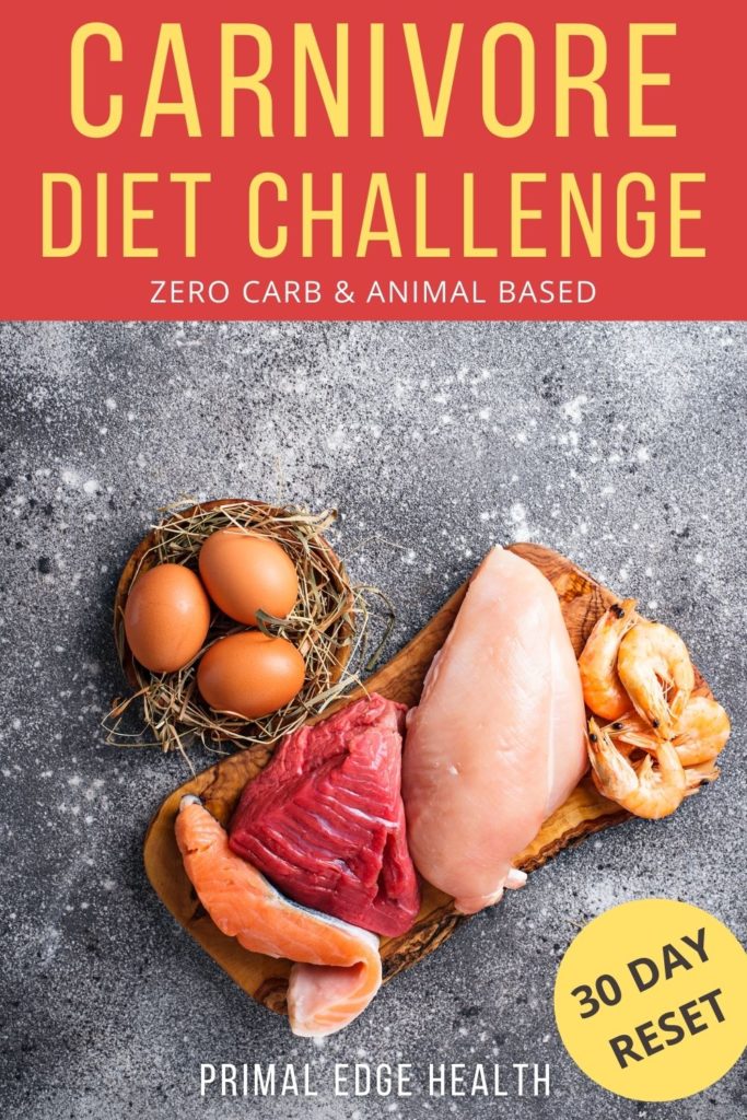 printable PDF carnivore diet challenge list