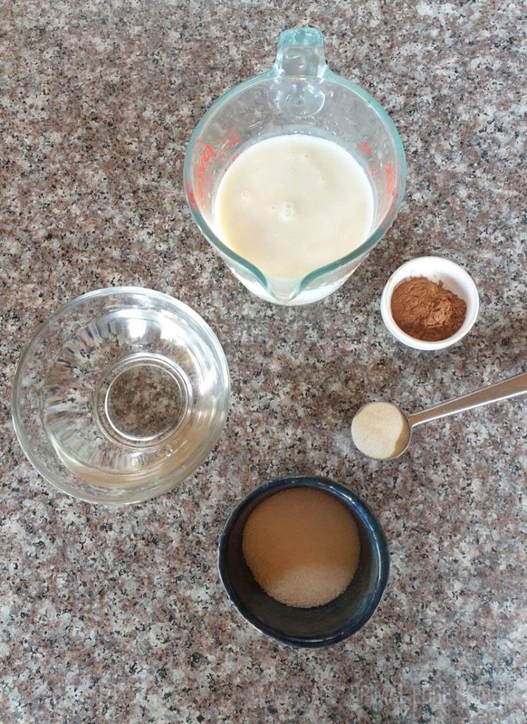 Keto gelatin ingredients.