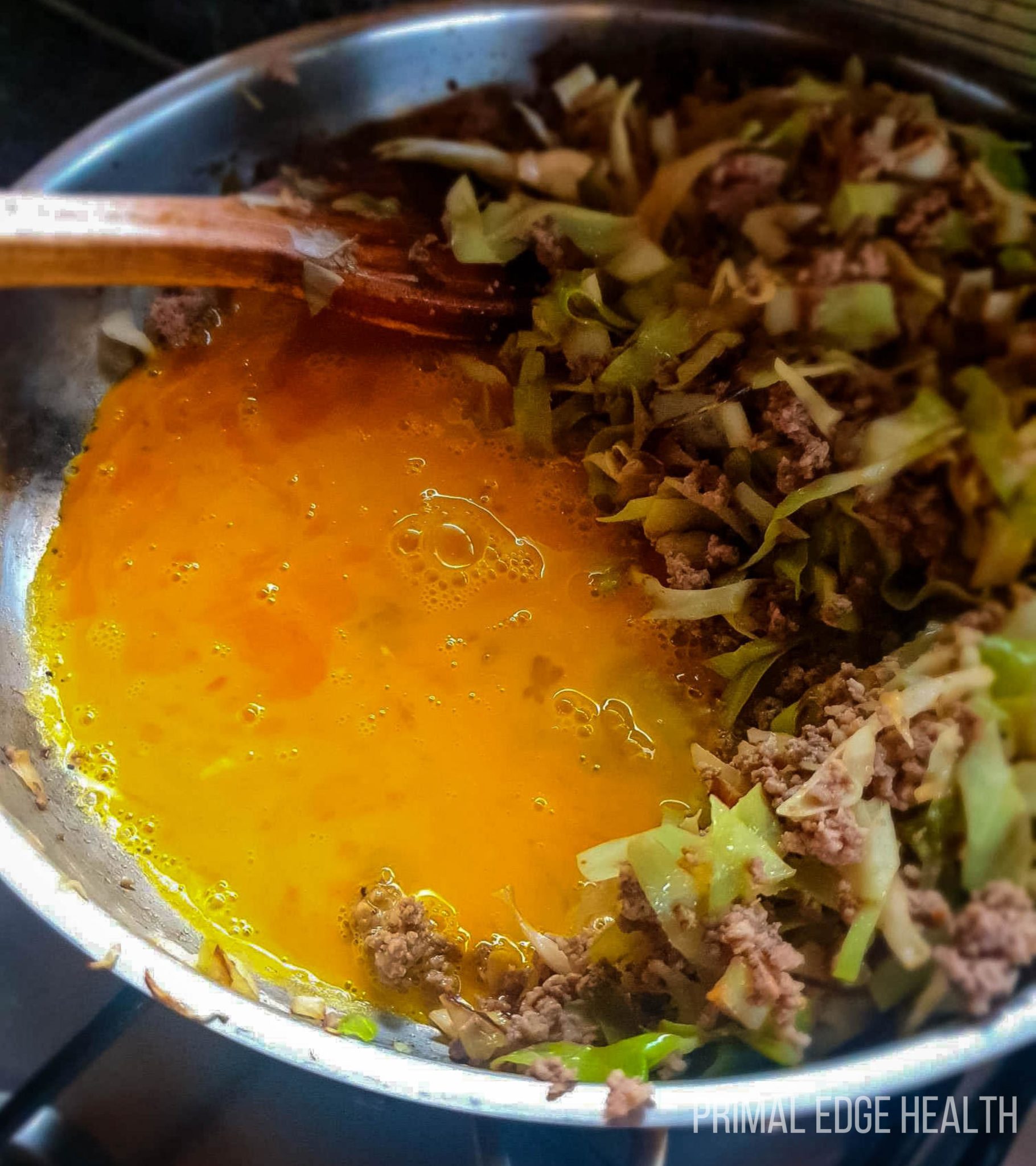 Ground Beef Keto Egg Roll in a Bowl (Crack Slaw Recipe)