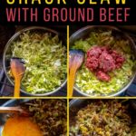 Dairy Free Keto Crack Slaw with Ground Beef- by Primal Edge Health.