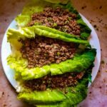 A serving of korean ground beef on a plate.