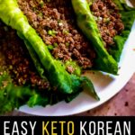 Easy Keto Korean Ground Beef - Stir Fry / Lettuce Wrap / Low-Carb Bowl Options.