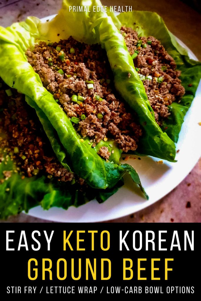 Easy Keto Korean Ground Beef recipe