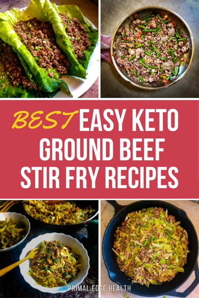 Ground beef stir fry keto