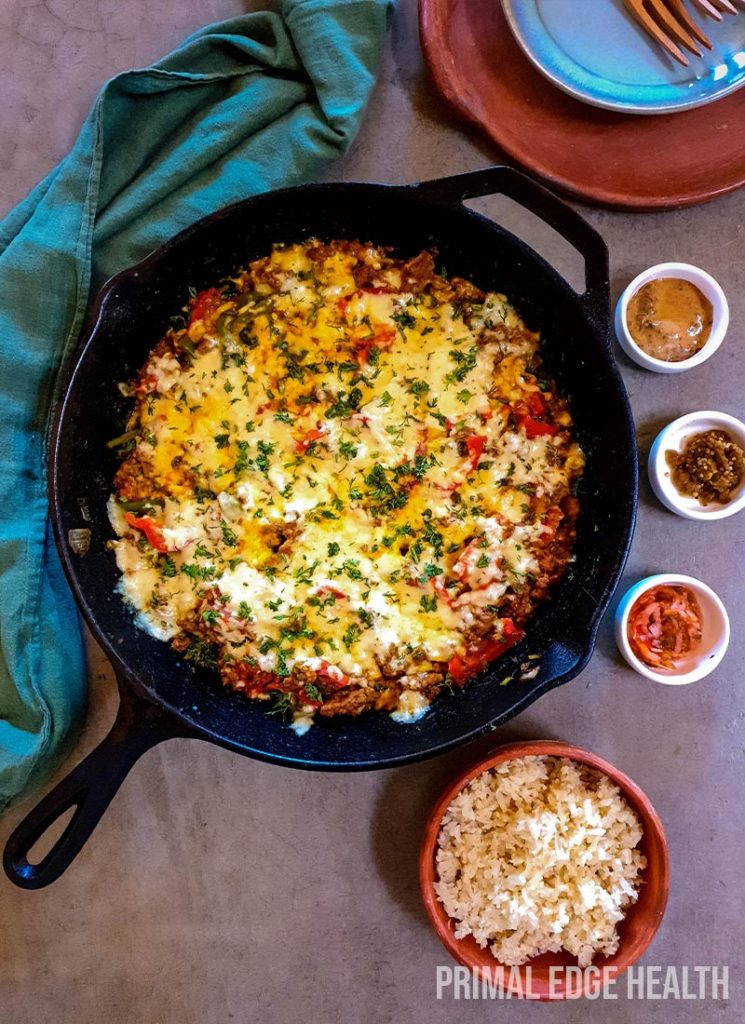 Beef taco skillet dinner recipe