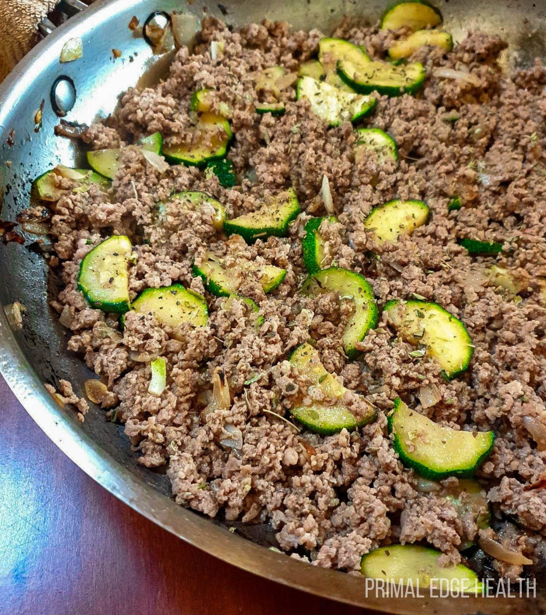 Vegetable and Ground Beef Skillet Recipe (Keto)