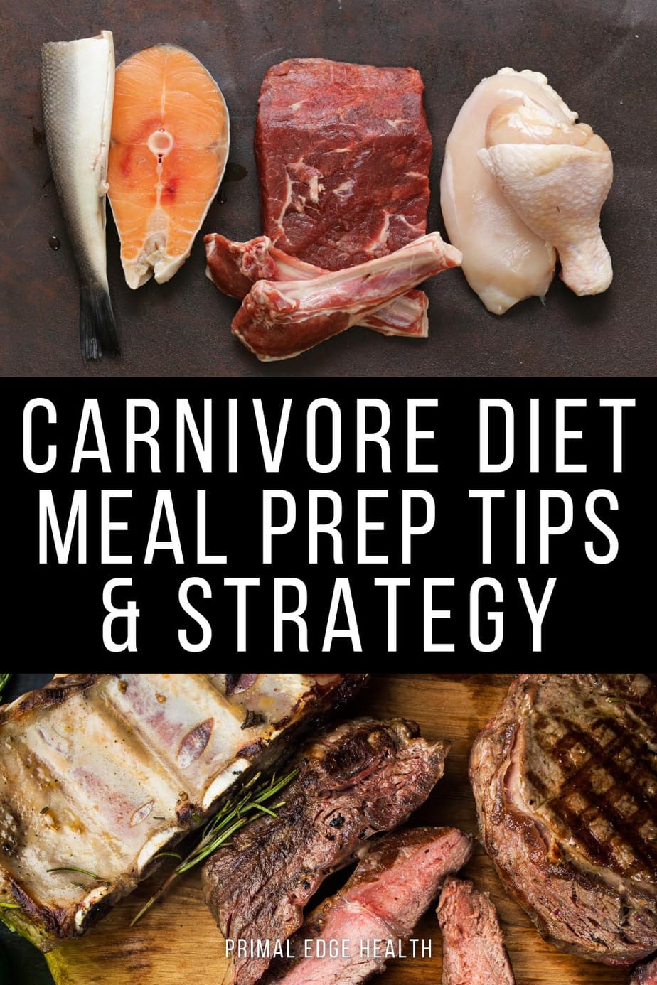 Carnivore Diet Meal Prep Tips & Strategy - by Primal Edge Health.