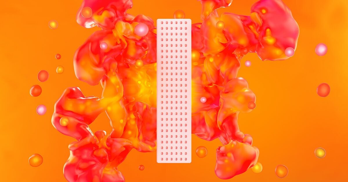 Joovv promo image of red light therapy.