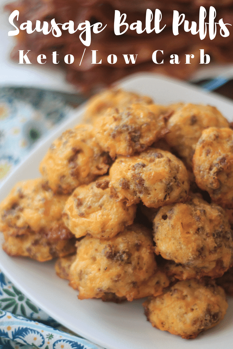 Sausage Ball Puffs - Keto/Low Carb,