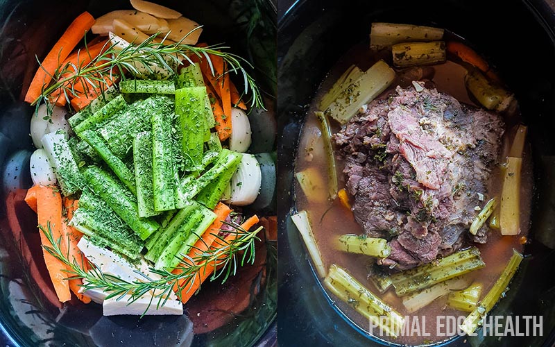 Low carb chuck roast crock pot recipe